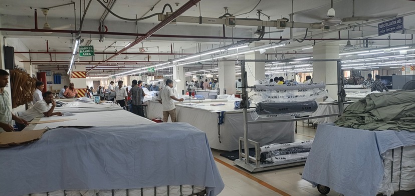 Cutting department at Shanin Group