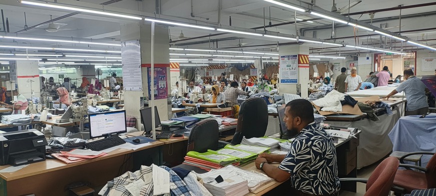 Sample development room at Shanin Group